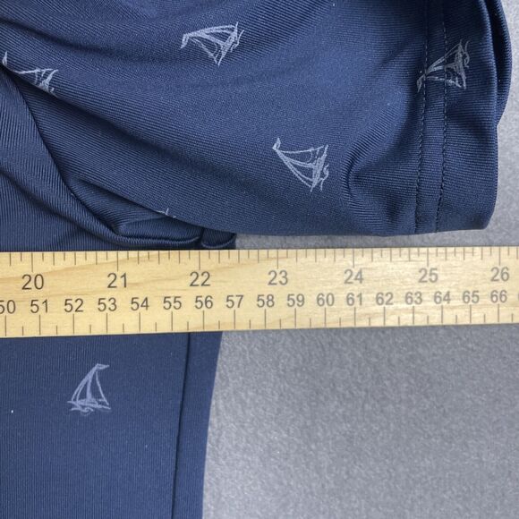 UNDER ARMOUR The Playoff Polo Men L Blue Golf Performance Stretch Sail - Picture 7 of 10
